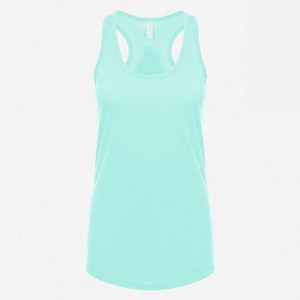 Débardeur à dos nageur pour femme Next Level Apparel, idéal, grande taille, crème banane, 60 % coton, 40 % polyester, débardeurs à dos nageur pour femme - Product Image 5