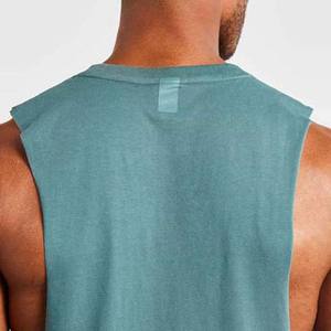 Camisetas de Algodón para Hombre, Camisetas sin Mangas para Entrenamiento, Camisetas de Algodón para Gimnasio, Camisetas de Verano Casuales de Corte Holgado - Product Image 3