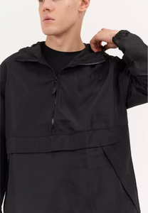 เสื้อแจ็คเก็ตกันลมไนลอนแบบใหม่ ดีไซน์เองได้ ระบายอากาศได้ดี ไซส์พลัส กันน้ำ มีแถบลาย ปรับชายเสื้อได้ มีซิปซ่อน กระเป๋าข้าง - Product Image 4