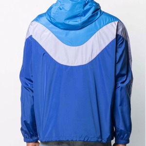 Personalizable Sudadera con capucha de los hombres Casual con cremallera al aire libre Rushing Wear Windbreaker Chaqueta con capucha a prueba de agua - Product Image 4