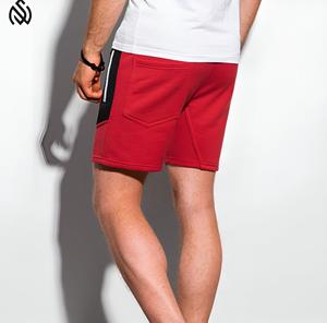 Pantalones cortos de chándal de lana de algodón informales para hombre con bolsillos Patrón sólido Tamaño XS Venta al por mayor Marca de entrenamiento Loose Fit Slim Fit Opciones - Product Image 4