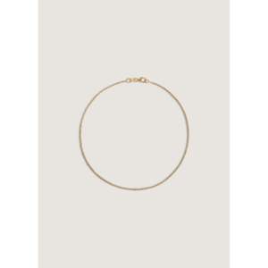 Gold and Rhodium Plated Anklet with Ball Pattern Elegant <b>Rope</b> <b>Chain</b> Jewelry for Party Occasions - Product Image 1