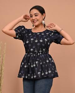 Camiseta de algodón con estampado a medida para mujer, Tops con estampado de seda, ideal para ropa femenina - Product Image 4