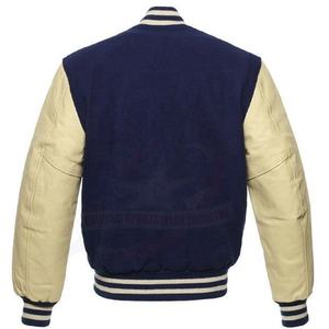 Wholesale Custom Made Men's Baseball Jacket <b>Top</b> Brand Dyed Cotton Fleece Letterman Blank Hooded Jacket - Product Image 5