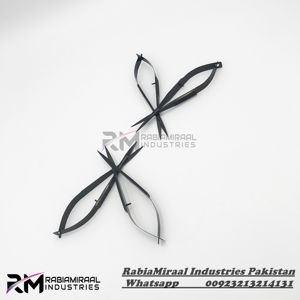 Nouveauté : Ciseaux à ressort professionnels pour extensions de cils, à lame droite en acier inoxydable, avec manche en céramique fait main - Product Image 4