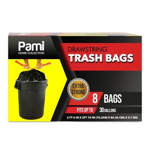 Sacs poubelles PAMI durables avec cordon de serrage, vente en gros, haute qualité, doublures de recyclage, distribution en gros - Product Image 6