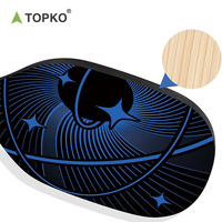Ensemble de raquettes de pickleball TOPKO personnalisées avec impression, 4 raquettes, 4 balles, 4 bandes anti-transpiration, 1 sac de rangement, raquettes de pickleball en peuplier