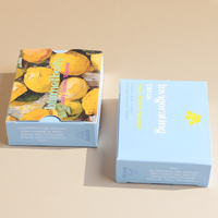 Boîte d'emballage personnalisée pour produits de soin personnel, cosmétiques, diffuseurs de vapeur biodégradables, couleur jaune aseptique, taille personnalisée, livraison rapide