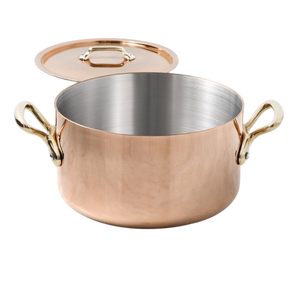 Modern Design Hotpot Set <b>with</b> <b>Glass</b> <b>Lid</b> Luxurious Casseroles in Silver Color for Regular Use at Home and Restaurant - Product Image 4