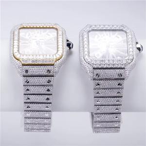 Reloj Mecánico con Movimiento Automático, Certificado por EGL, Calidad Premium, Diamantes Moissanite VVS, Completamente Cubierto de Cristales, Estilo Hip Hop - Product Image 4