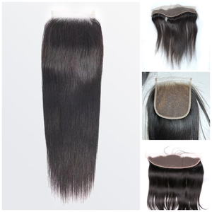 Platinum Vibes 13x4 Silver Blonde Frontal Premium Remy Cabello humano, HD Lace Perfection - Product Image 1