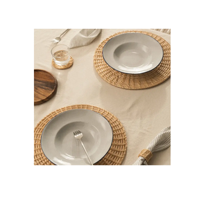 Mantel Individual de placa de cargador de ratán de alta calidad para mesa, comedor o decoración de boda, superventas, hecho a mano de alta calidad - Product Image 1