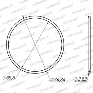 Anillo de Retención ORZF01 para ORZF01 5HP19, Embrague Cativo; 5HP24; 6HP26, 260 mm; 6HP32 - Product Image 2