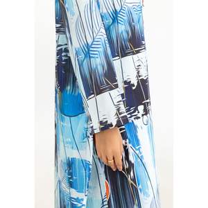 ชุดเซ็ต IUSTTS-778 ผ้าชีฟองพิมพ์ลายลำลองสำหรับฤดูใบไม้ผลิ/ฤดูร้อน - Product Image 5