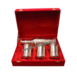 Factory <b>Hot</b> Sale Hammered Copper <b>Water</b> <b>Bottle</b> and Copper Glass With Box for for Gym Yoga Meditation Birthday Gift <b>Set</b> - Product Image 1