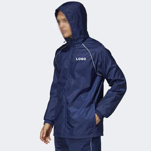 Veste coupe-vent légère imperméable respirante à fermeture éclair pour homme avec logo personnalisé OEM, sport de plein air, protection solaire - Product Image 2