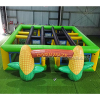Offre Spéciale maison gonflable de rebond jeu de labyrinthe de maïs hanté jeux de plein air labyrinthe gonflable pour adultes enfants