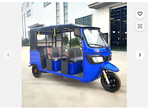 Grand Tuk Tuk Taxi Électrique à Trois Roues pour Passagers - Auto-Rickshaw à Carrosserie Ouverte pour le Tourisme - Product Image 3