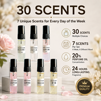 Parfum en Brume Unisexe Haute Qualité Agrumes et Orchidées Écologique Longue Durée Usage Quotidien Portable Mini Échantillon Femme