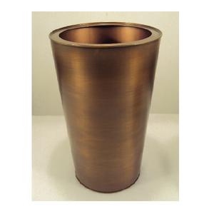 Maceta redonda de cobre con acabado antiguo para el hogar, sala de estar, interior, exterior, hogar, balcón, decoración de jardín, maceta de Metal - Product Image 5