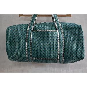 Floral Boho Quilted Luxury Lightweight Handmade Indian Block Print Duffle <b>Bag</b> for <b>Weekend</b> <b>Travel</b> - Product Image 2