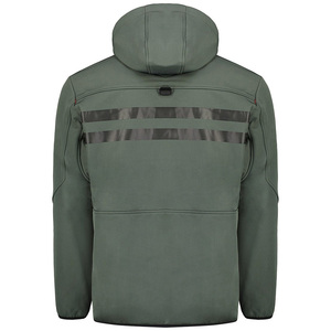 Nouveauté Essential Veste à fermeture éclair Softshell de haute qualité à manchette élastique pour hommes Veste spéciale hiver coupe-vent élégante avec logo personnalisé - Product Image 3