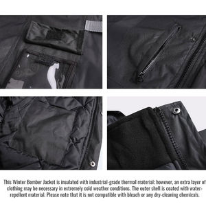 Chaqueta de trabajo de seguridad de alta visibilidad para hombre, chaquetas protectoras reflectantes para exteriores industriales, uniformes de construcción duraderos - Product Image 6