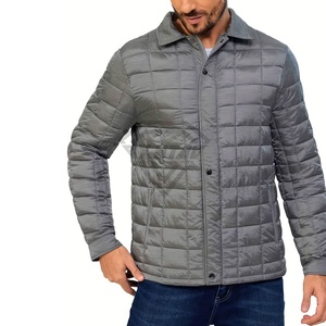 Veste matelassée en gros, logo personnalisé, OEM imprimé, veste d'hiver personnalisée de haute qualité pour hommes, veste matelassée avec poches - Product Image 6