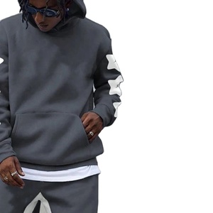 2025 sur mesure hommes Sun Fade 100% coton sérigraphié survêtement survêtement hommes Vintage 500 Gsm lavage à l'acide respirant survêtement - Product Image 4