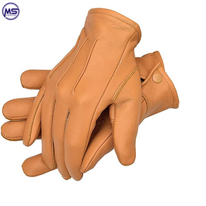 Guantes de Moda M S Corporation, Invierno, Venta al por Mayor, Cuero Genuino 2023, Guantes de Trabajo Cálidos, Deportivos, Lisos, con Logotipo Personalizado - Product Image 5