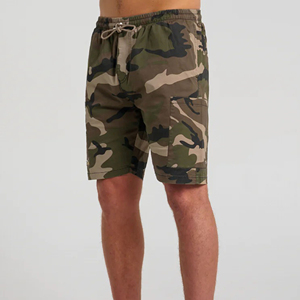 Short Cargo Athlétique d'Été pour Homme Séchage Rapide Taille Élastique Short de Gym Multi-Poches Solide Fitness Course Entraînement - Product Image 1