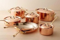 Poêle à frire en acier inoxydable avec taille et couleur personnalisées, design classique pour la cuisine à domicile, nettoyage facile, compatible avec les cuisinières à gaz