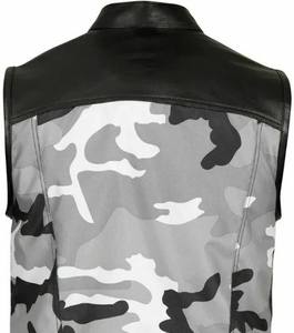 Gilet en cuir véritable pour homme, style décontracté, col en V, séchage rapide, respirant, personnalisable, utilisation en extérieur en hiver, service OEM, haute qualité, nouveauté - Product Image 6