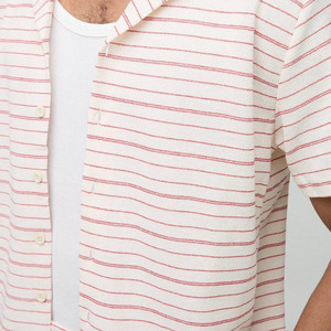 Ensemble t-shirt et short d'été en polyester/coton respirant et décontracté pour hommes, 2 pièces personnalisées - Product Image 5