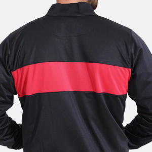 Chaquetas de nailon de poliéster, conjunto de pantalones cortos para hombre, traje de jogging, Color de contraste de retazos, conjuntos cortos cortavientos de gran tamaño para hombre - Product Image 4