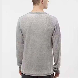 Vente en gros poids lourd 95% coton Crew Ne Sweat-shirt personnalisé Pluvier avec motif 3D imprimé bouffant pour hommes et femmes - Product Image 4