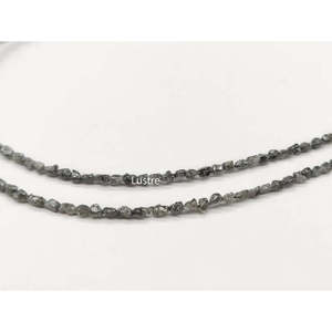 Perles de diamant gris naturel non taillées 100% naturelles 2-3 mm Diamants fantaisie de couleur naturelle - Product Image 3