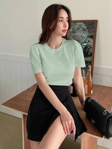 T-shirts pour jeunes en gros 100% coton T-shirt à col rond blanc T-shirt à manches courtes respirant personnalisé - Product Image 5