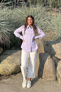 Chemisiers pour femmes de bureau avec logo personnalisé, mélange polyester/coton, manches longues, matière confortable pour les événements formels - Product Image 5