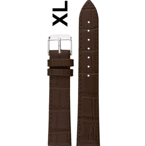 Classic Dark Brown XL 1305 Unisex Soft Water-Resistant Leather <b>Watch</b> Strap 8-24mm Watchbelt <b>Watch</b> <b>Watch</b> Bands Handcrafted - Product Image 1