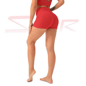 Pantalones cortos de alta calidad para mujer, verano, gimnasio, Fitness, botín, moda, cintura alta, pantalones cortos de Yoga, tela transpirable, gran oferta - Product Image 3