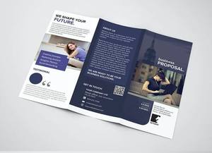 โบรชัวร์กระดาษพับได้แบบกำหนดเองโบรชัวร์2 3 4พับสามทบ - Product Image 2