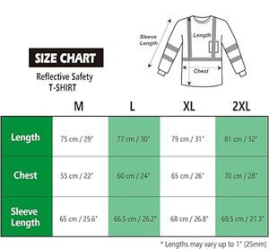 Ropa DE TRABAJO Seguridad Construcción Camiseta reflectante Verde Manga larga Transpirable Camisa reflectante de alta visibilidad - Product Image 5