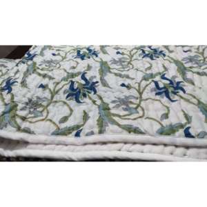 Mantas Reversibles de Algodón Indio Kantha de 60 x 90 Pulgadas Aproximadamente, Edredón Bordado con Parches para Uso en la Cama del Hogar, Juego de 5 Piezas - Product Image 3