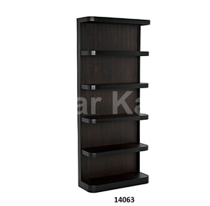 Estantes de madera y metal para escaleras, pantalla de almacenamiento para el hogar, sala de estar, decoración de oficina - Product Image 2