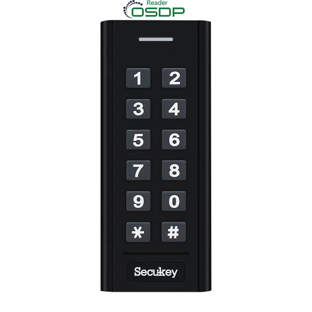 Pin tuş erişim kontrolü ile daha güvenli şifreleme Wiegand RS485 OSDP kart okuyucu