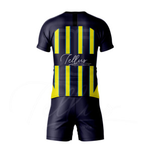 Uniformes de Fútbol Personalizados con Diseño Impreso, Empaque Personalizado, Alta Calidad, Manga Corta, 100% Poliéster - Product Image 2