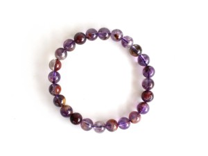 Worldwide Selling Ametrine 8mm Round Beaded <b>Bracelet</b> Natural <b>Healing</b> Crystal For Jewelry Fashion Meditation At Wholesale Price - Product Image 1