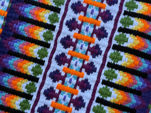 Tapis de selle Western Show en laine de luxe de Nouvelle-Zélande Combinaison de couleurs élégante pour l'équitation équatorienne - Product Image 3