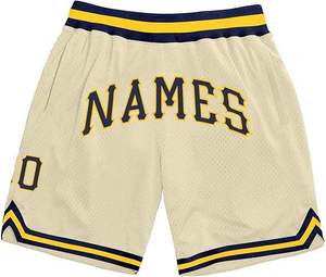 Échantillon de soutien Vêtements de sport respirants à séchage rapide Short de basket-ball pour hommes Maille double couche avec poche avant Ensembles avec logo personnalisé - Product Image 3